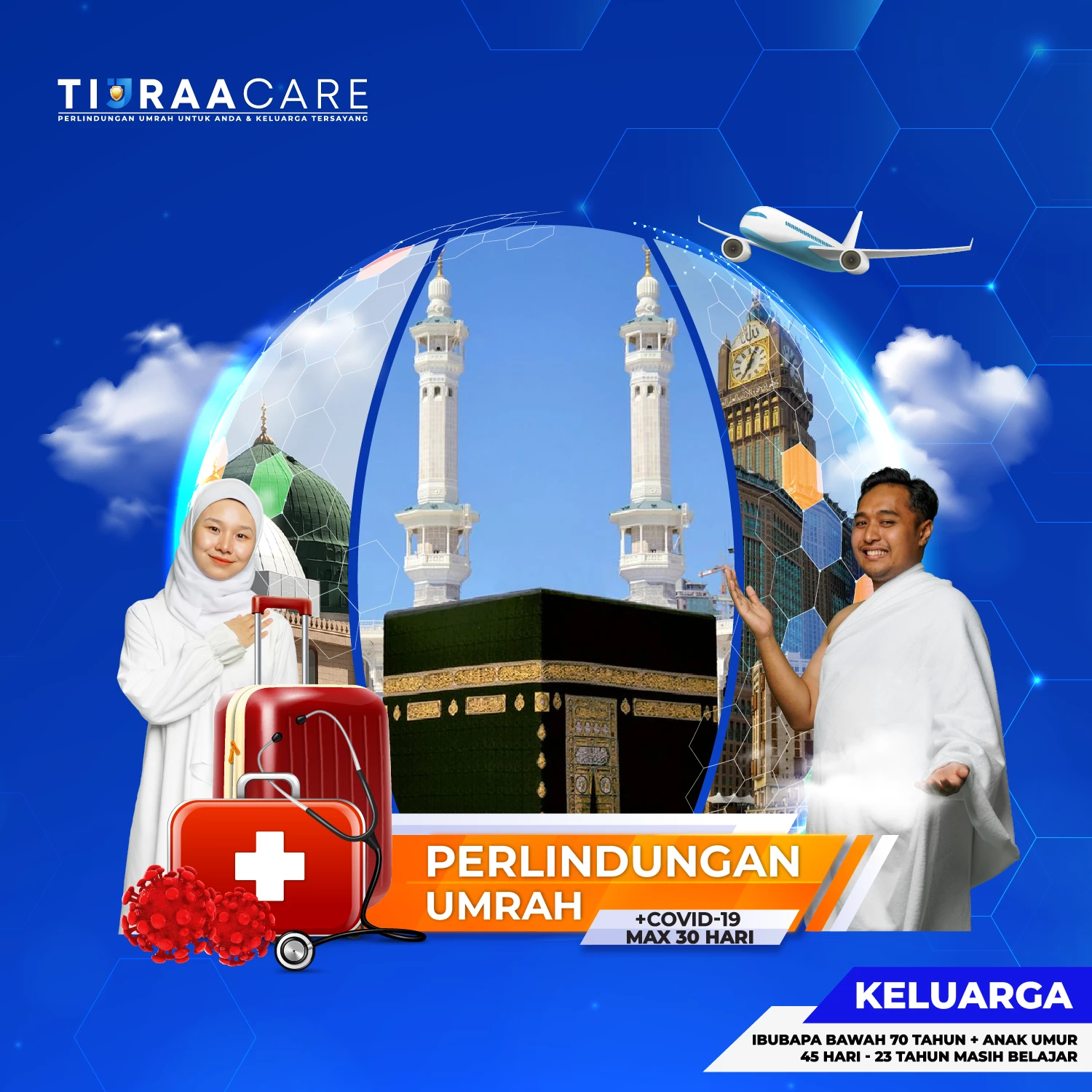 Perlindungan Umrah Max 30 Hari (with COVID-19) KELUARGA